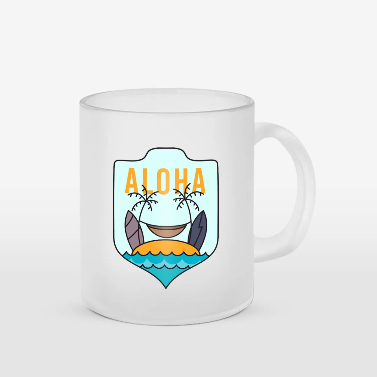 11oz Matte Glass Sublimation Mug – 12 Per Case