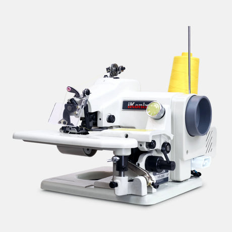 iKonix Portable Desktop Blindstitch Sewing Machine - side view