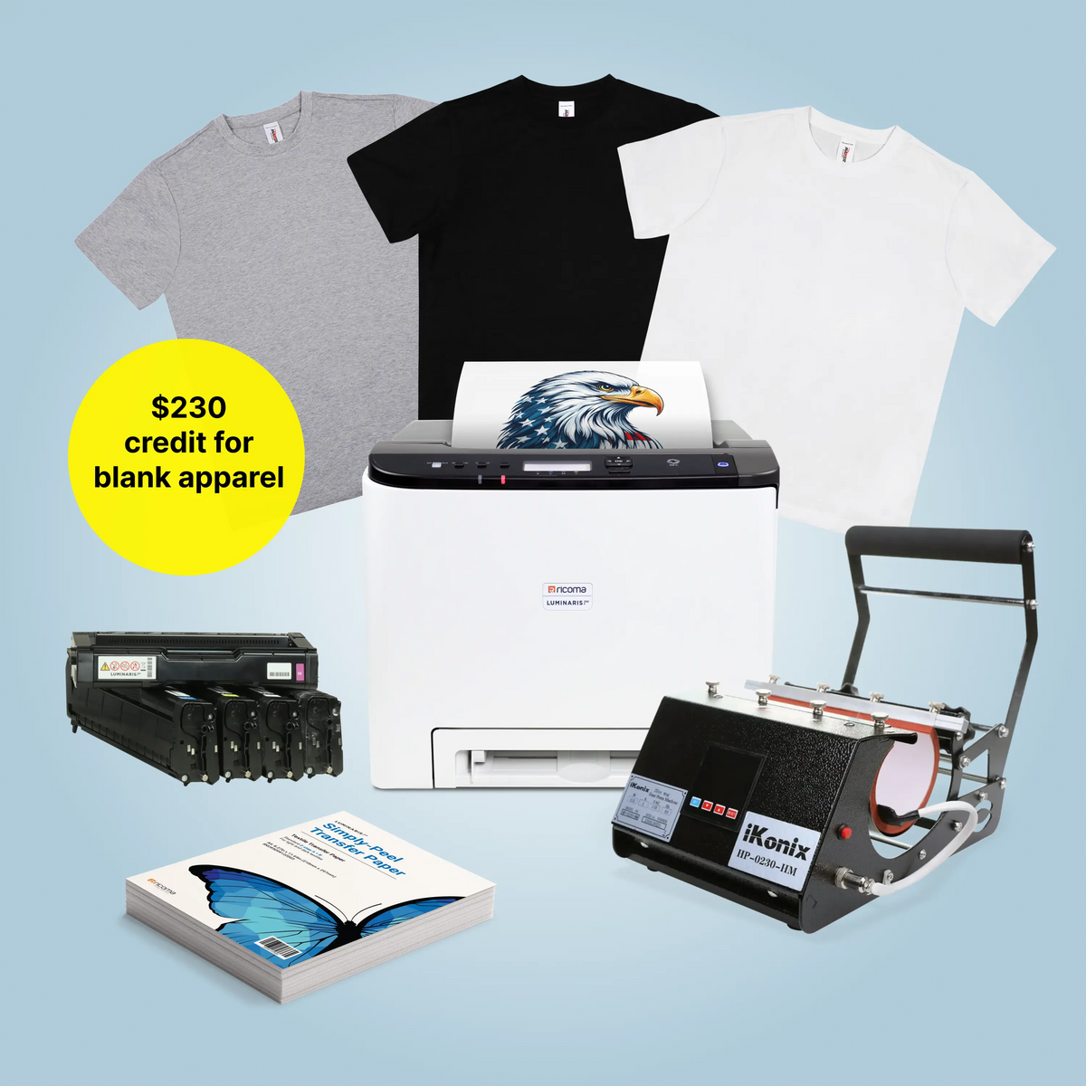 Luminaris 200 All In One White Toner DTF and Sublimation Printer