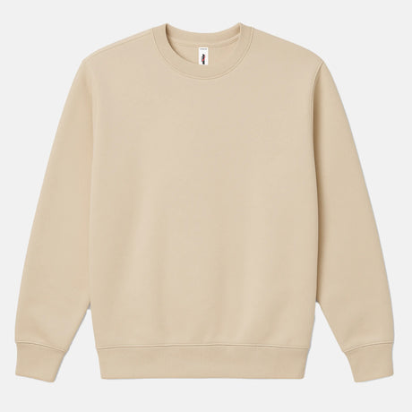 Unisex Blank Sweatshirt – Cotton Blend for DTF & Embroidery - beige