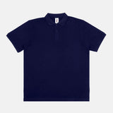  Fitted Piqué Polo – Custom-Ready for DTF & Embroidery - navy