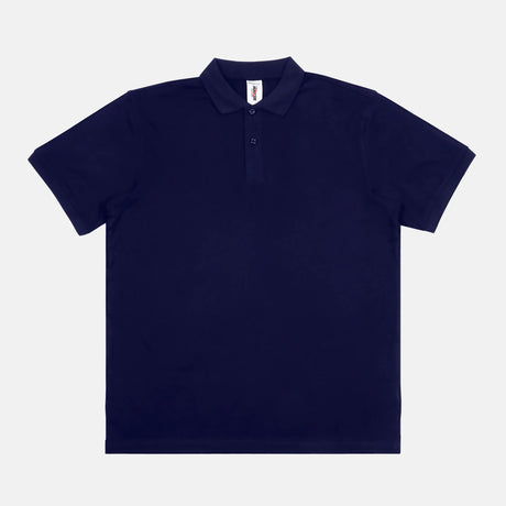  Fitted Piqué Polo – Custom-Ready for DTF & Embroidery - navy