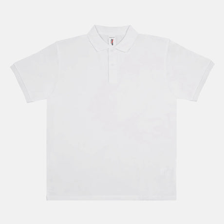 Fitted Piqué Polo – Custom-Ready for DTF & Embroidery - white