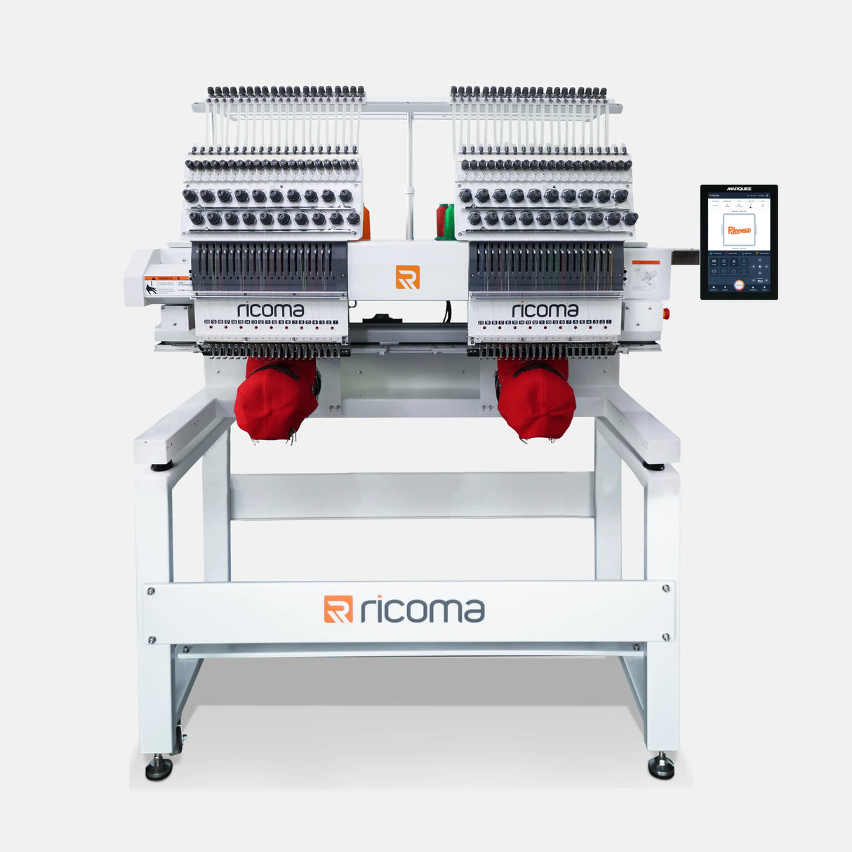 Ricoma embroidery machine on a white background