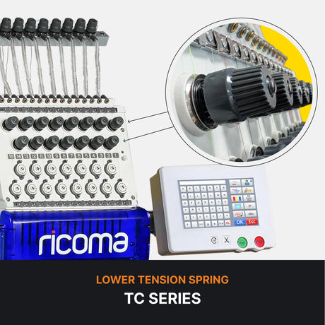 Lower Tension Spring Replacement for TC, SWD, MT, & CHT Commercial Embroidery Machines