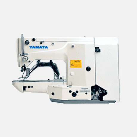 Yamata High-Speed Single-Needle Bar Tacking Industrial Sewing Machine - side view
